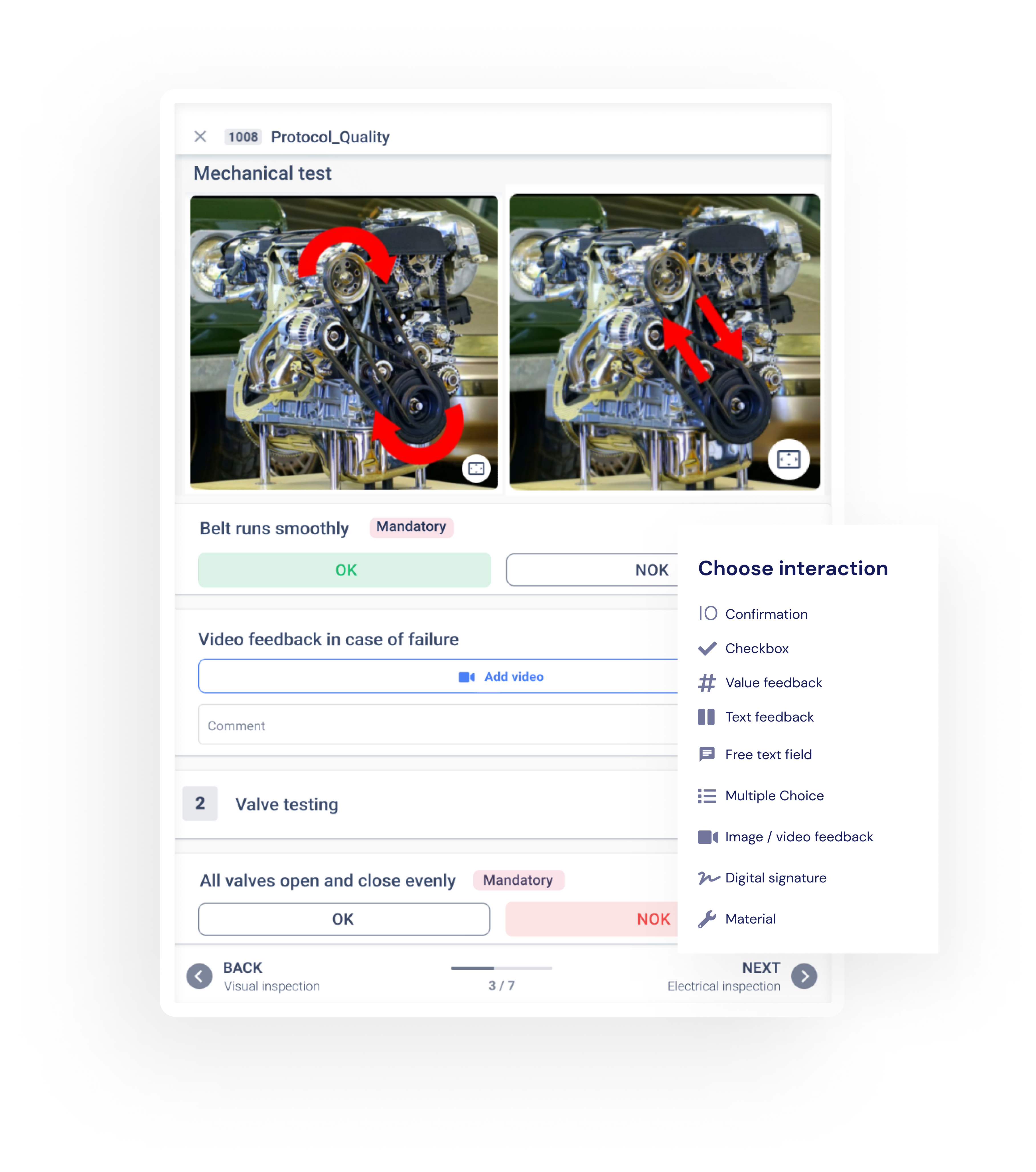 Digital quality inspection with the Operations1