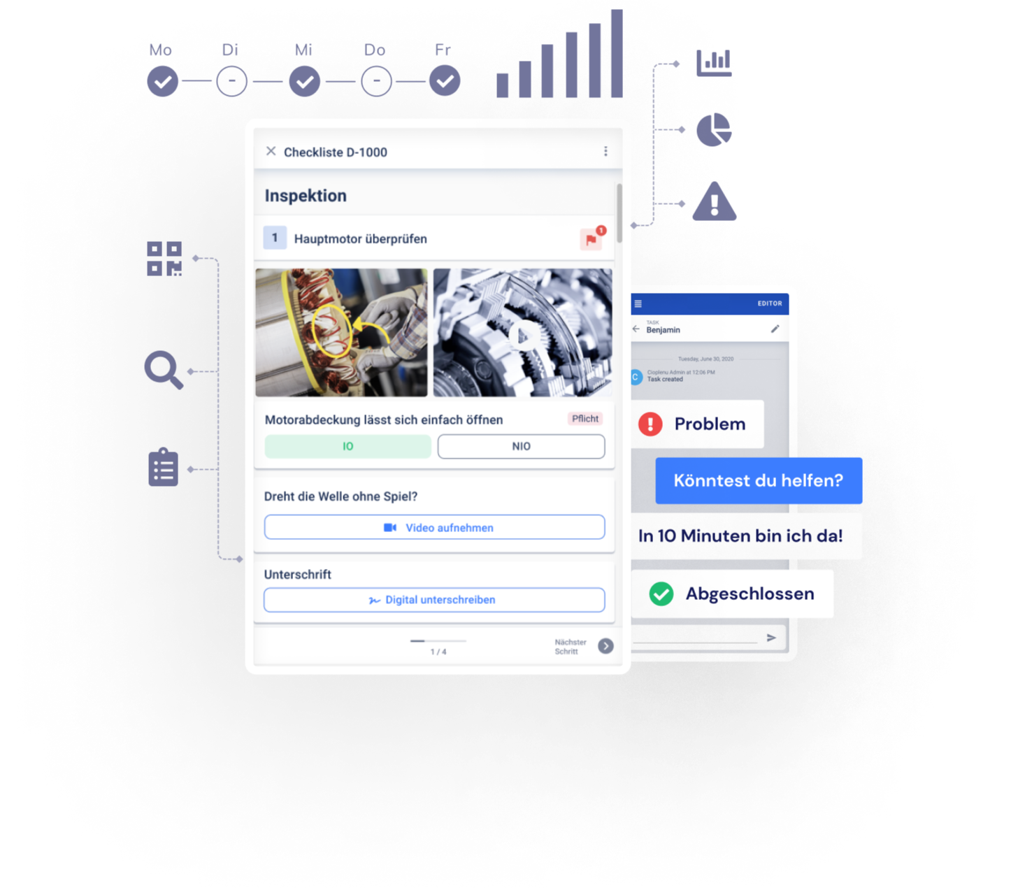 Digital work instructions with Operations1