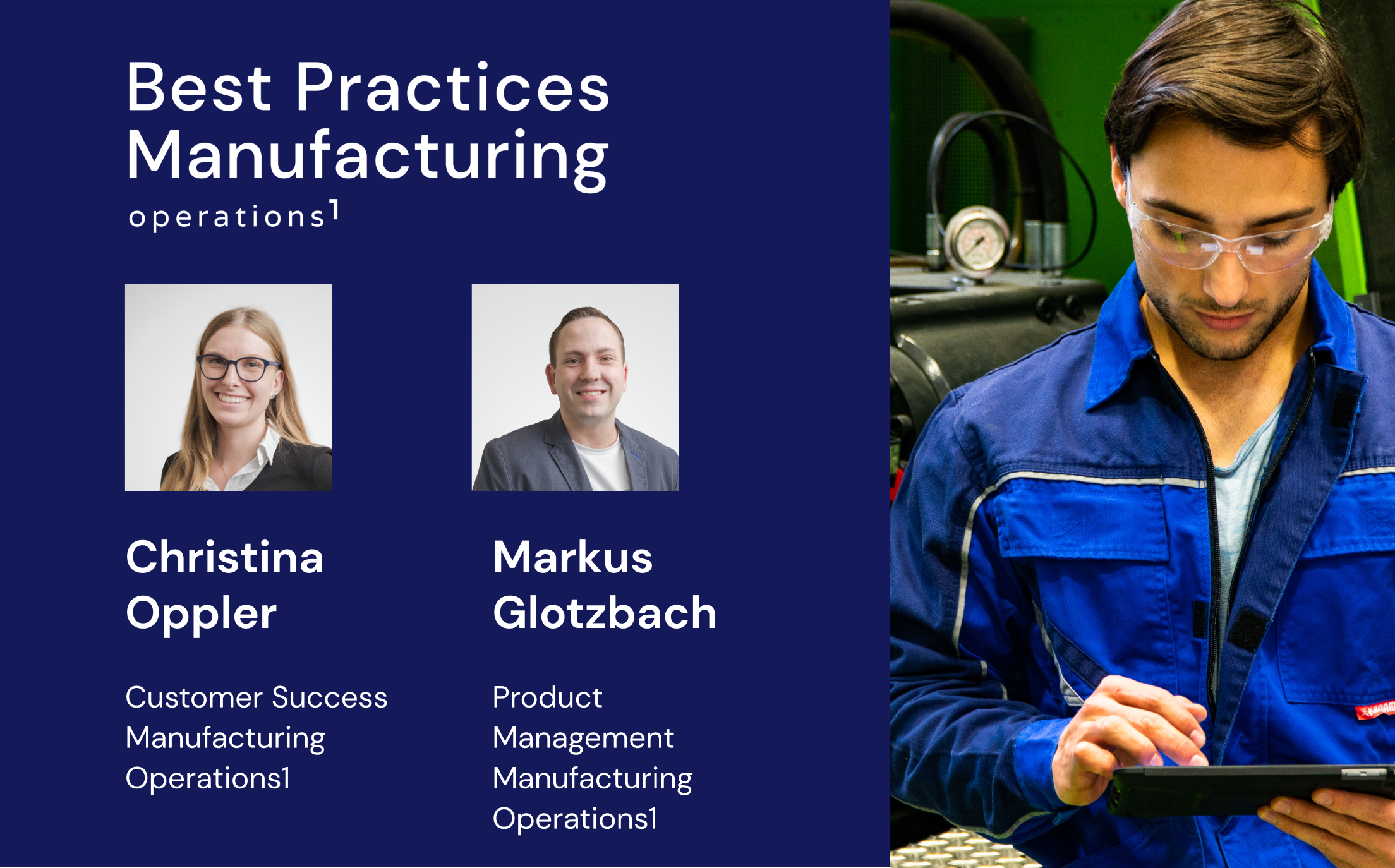 Best Practices Manufacturing Inbetriebnahme Webinar