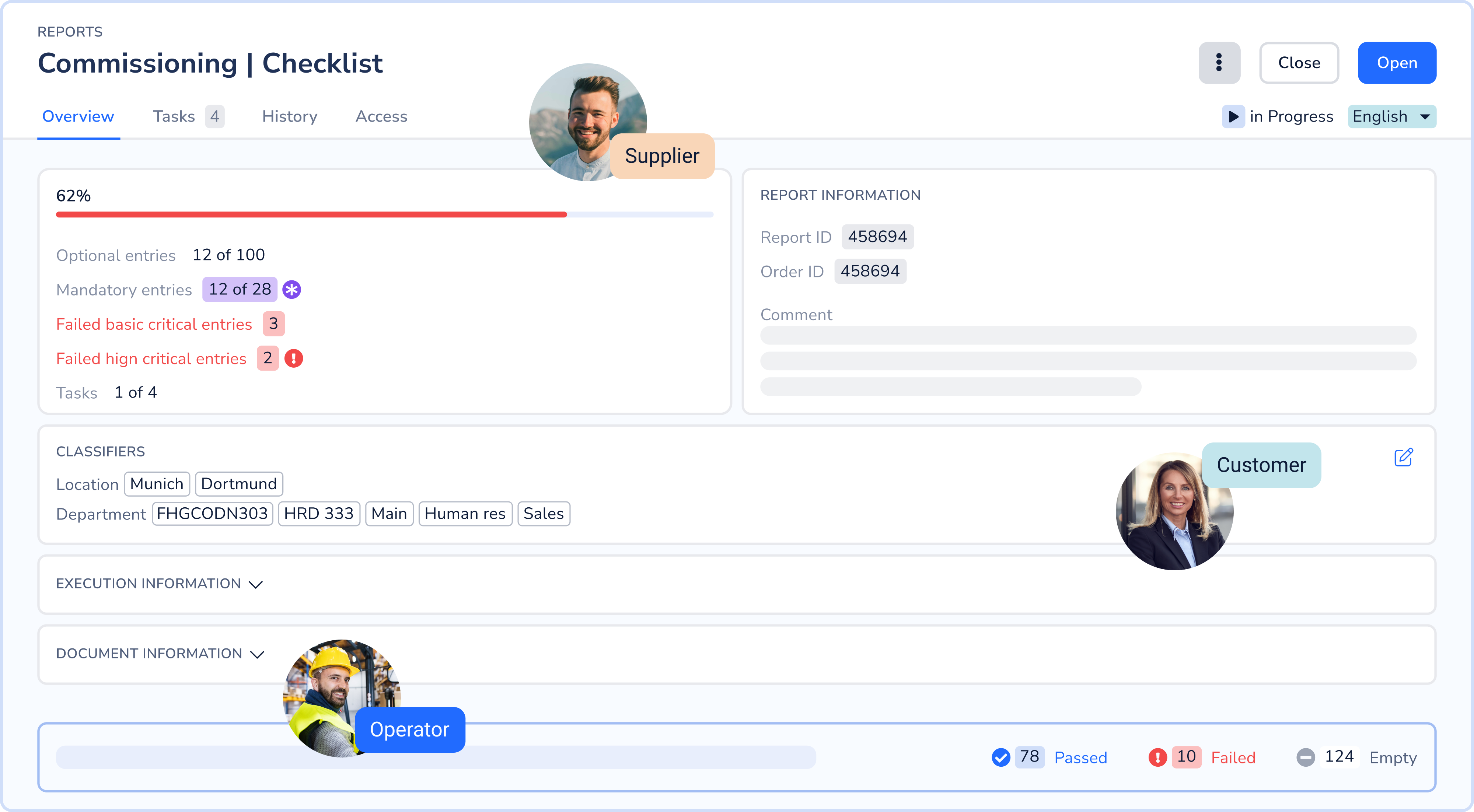Efficient use and sharing of complete documentation