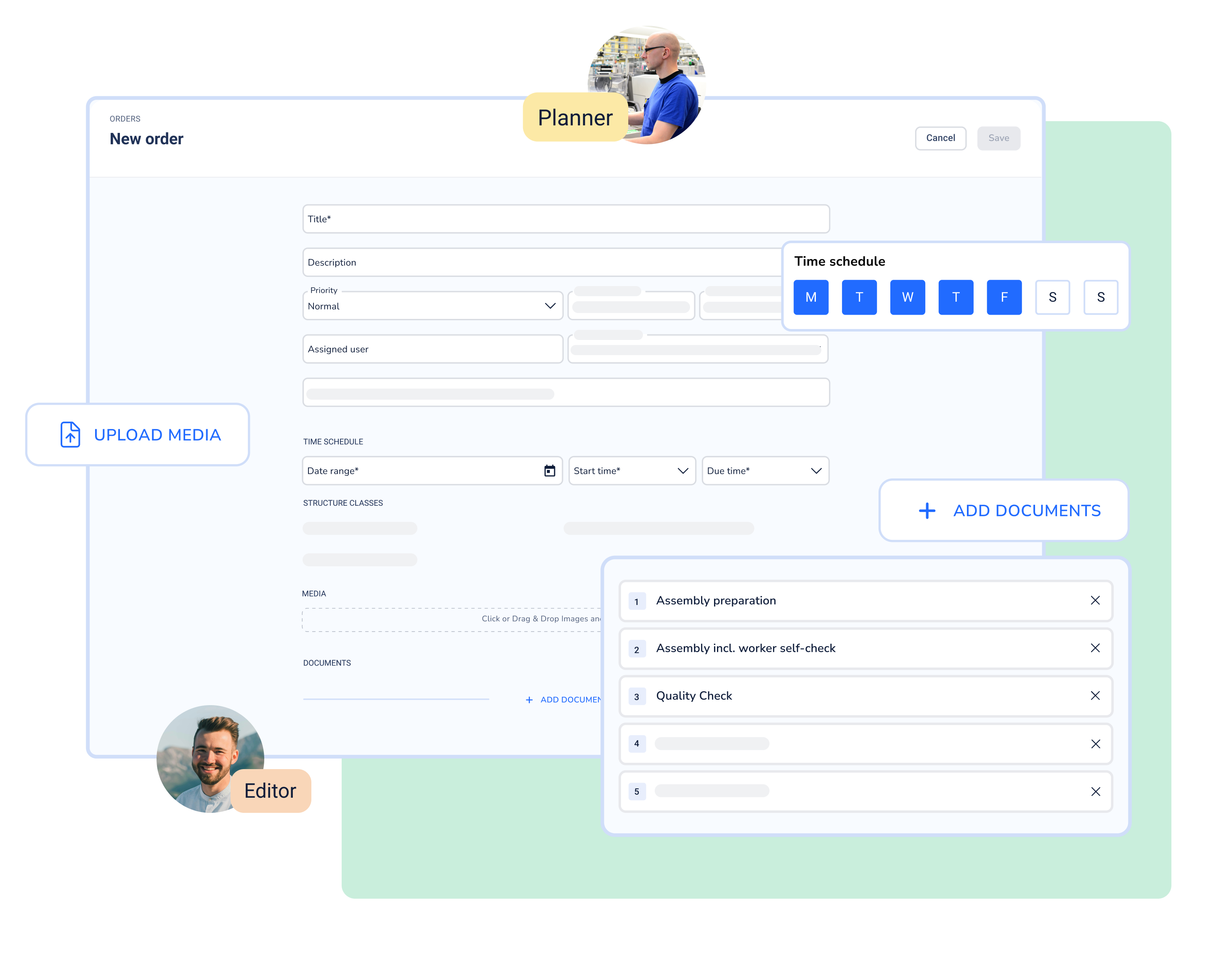 Less planning effort and more transparency
