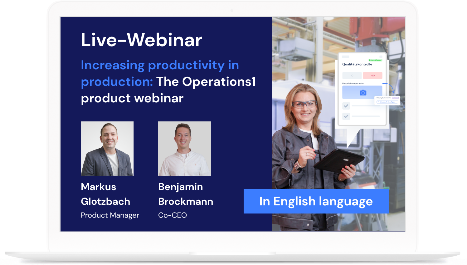 Operations1 Live-Webinar