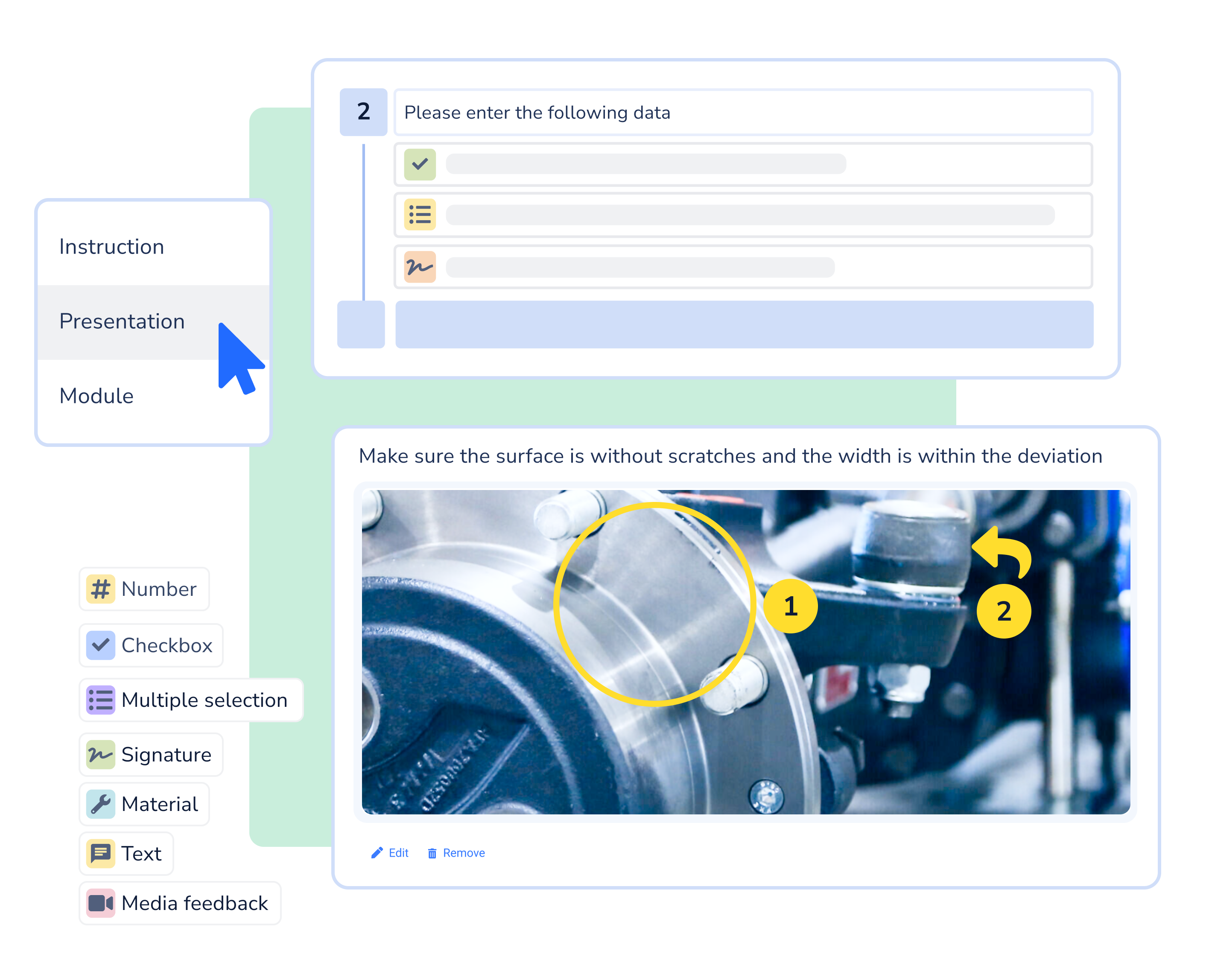 Secure knowledge with digital work instructions