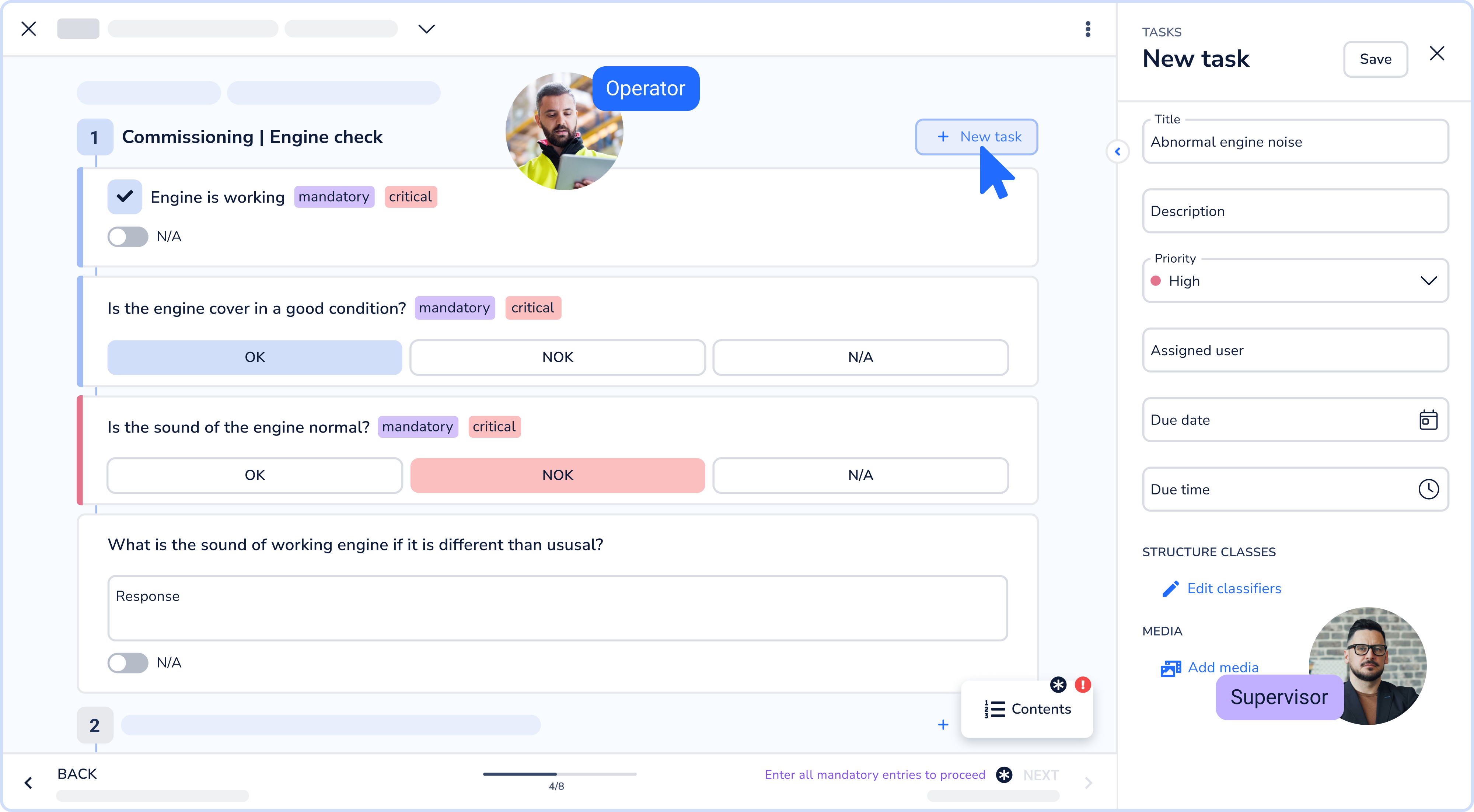 Manage tasks digitally and centrally