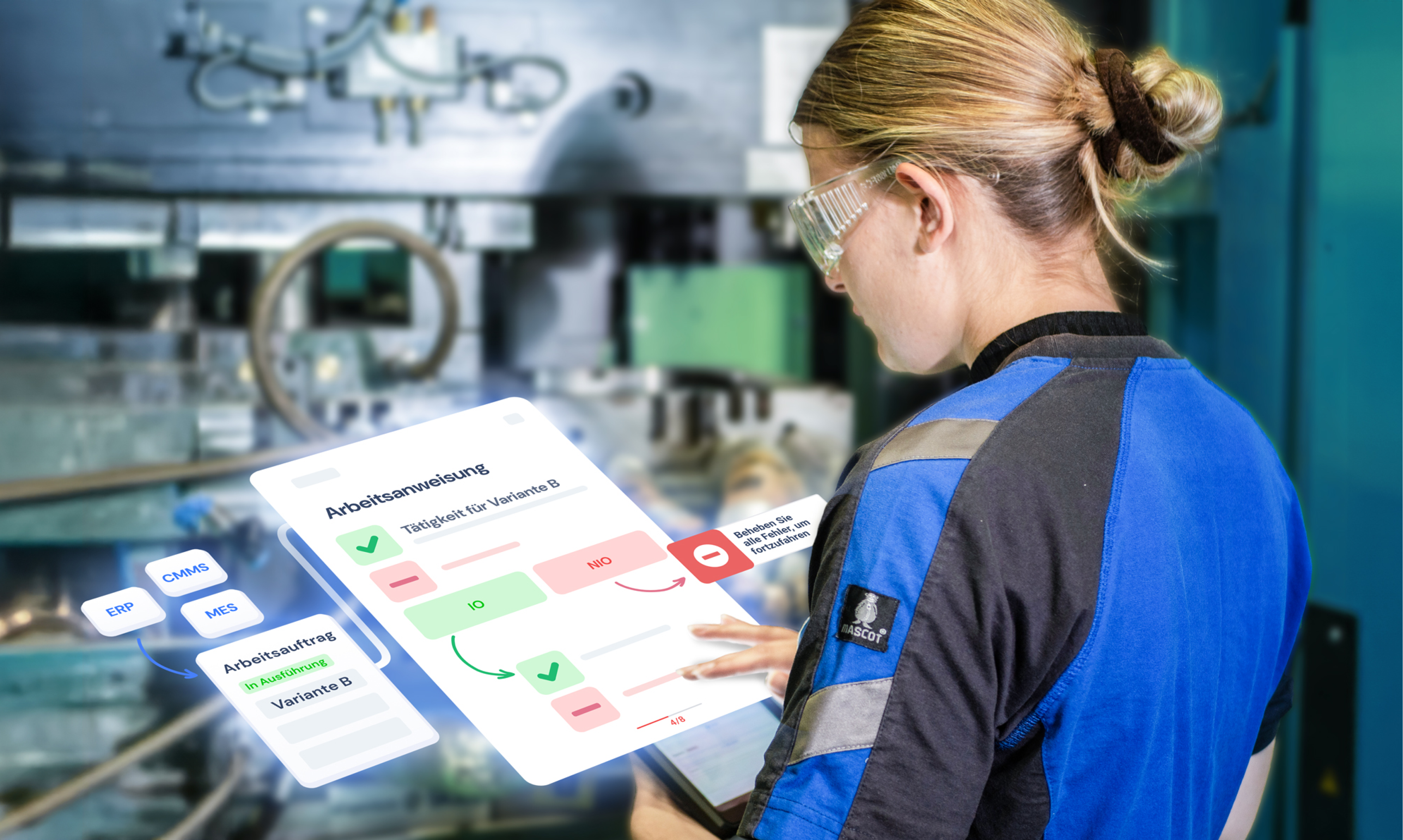 Variantenspezifische Anweisungen für digitale Dokumentation