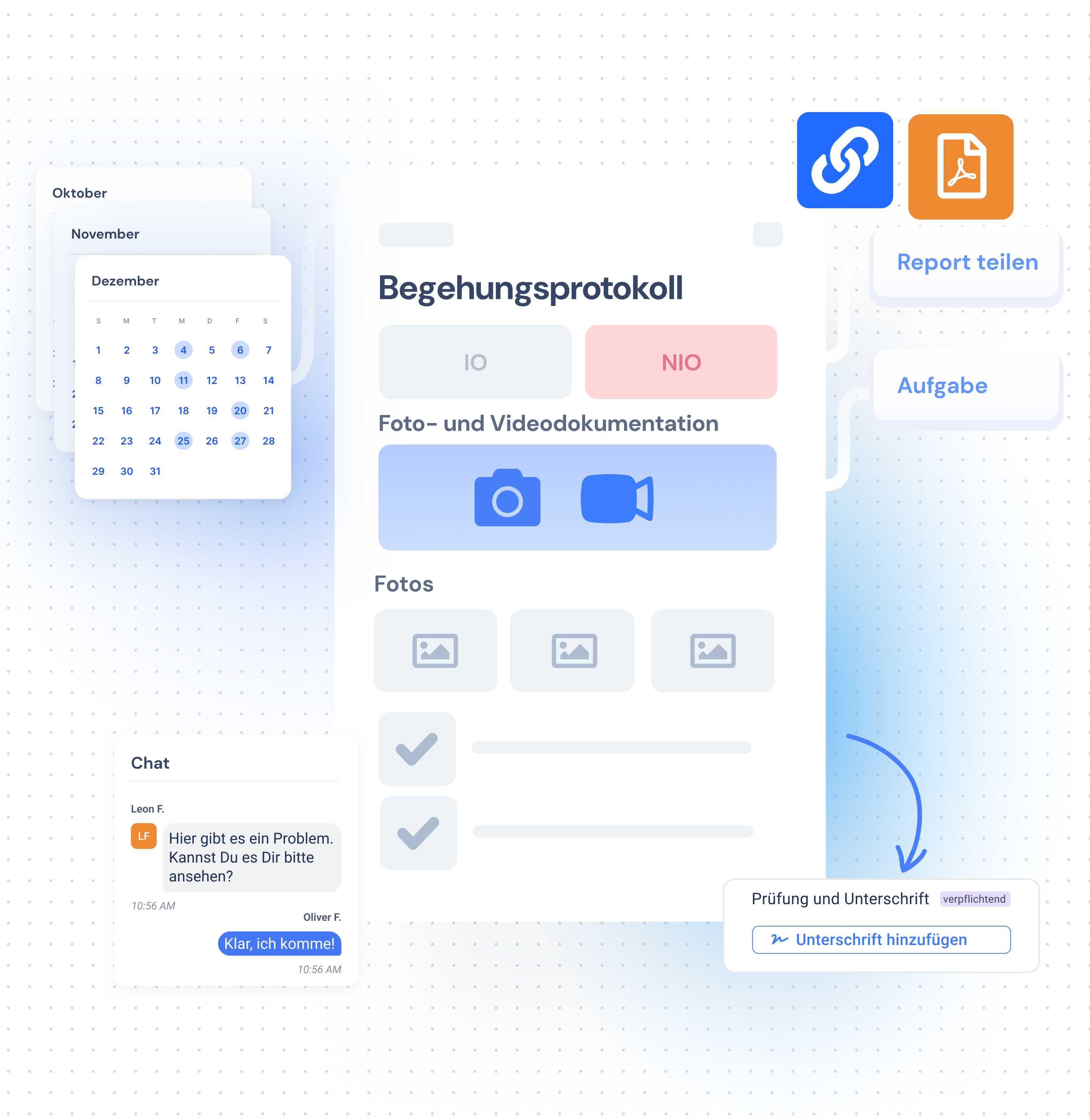 6S, Gemba Walk, Sicherheitsrundgänge mit digitalem Begehungsprotokoll