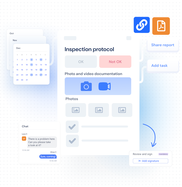 Digital inspection documentation with Operations1