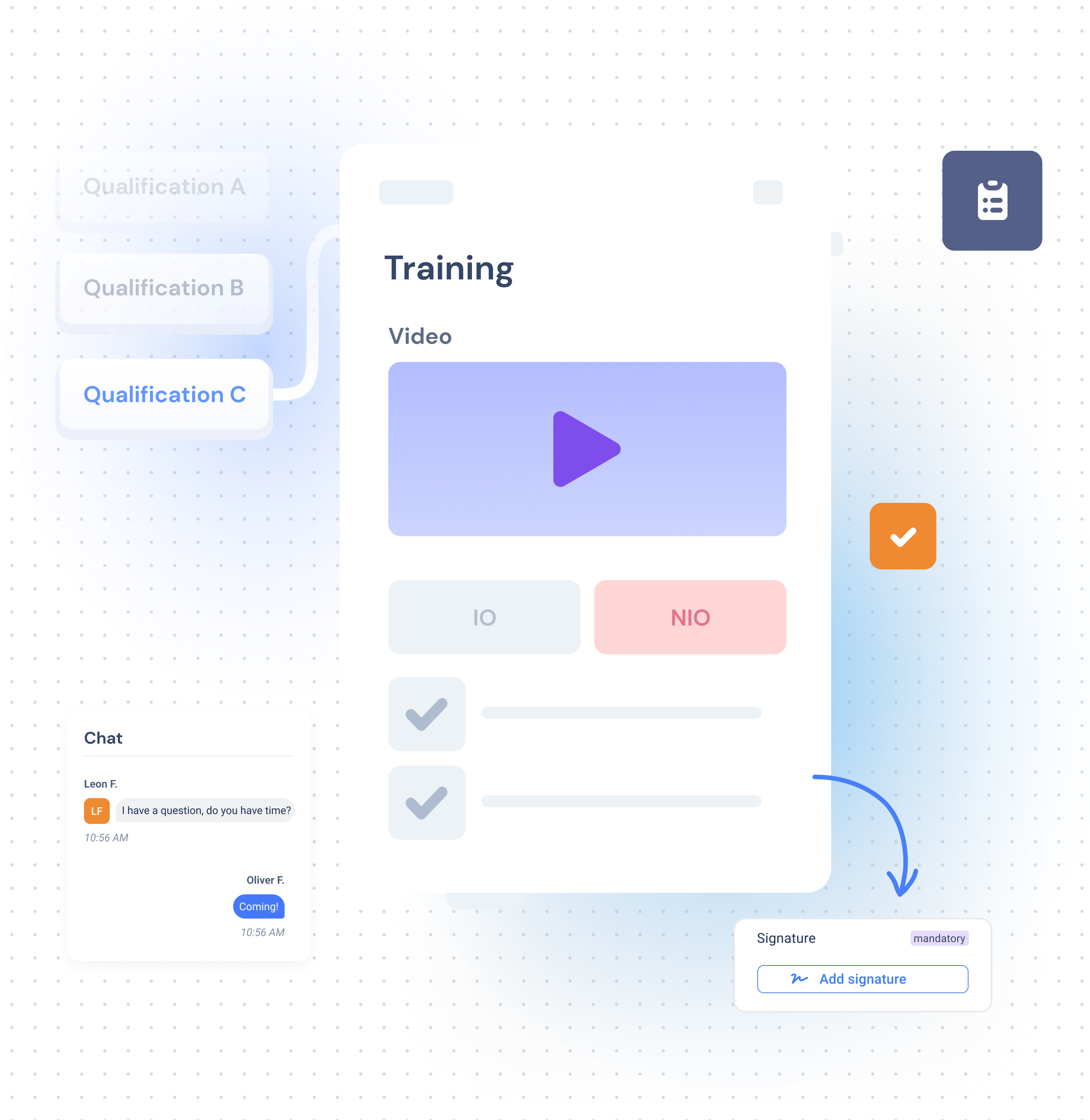 Intuitive knowledge transfer with videos