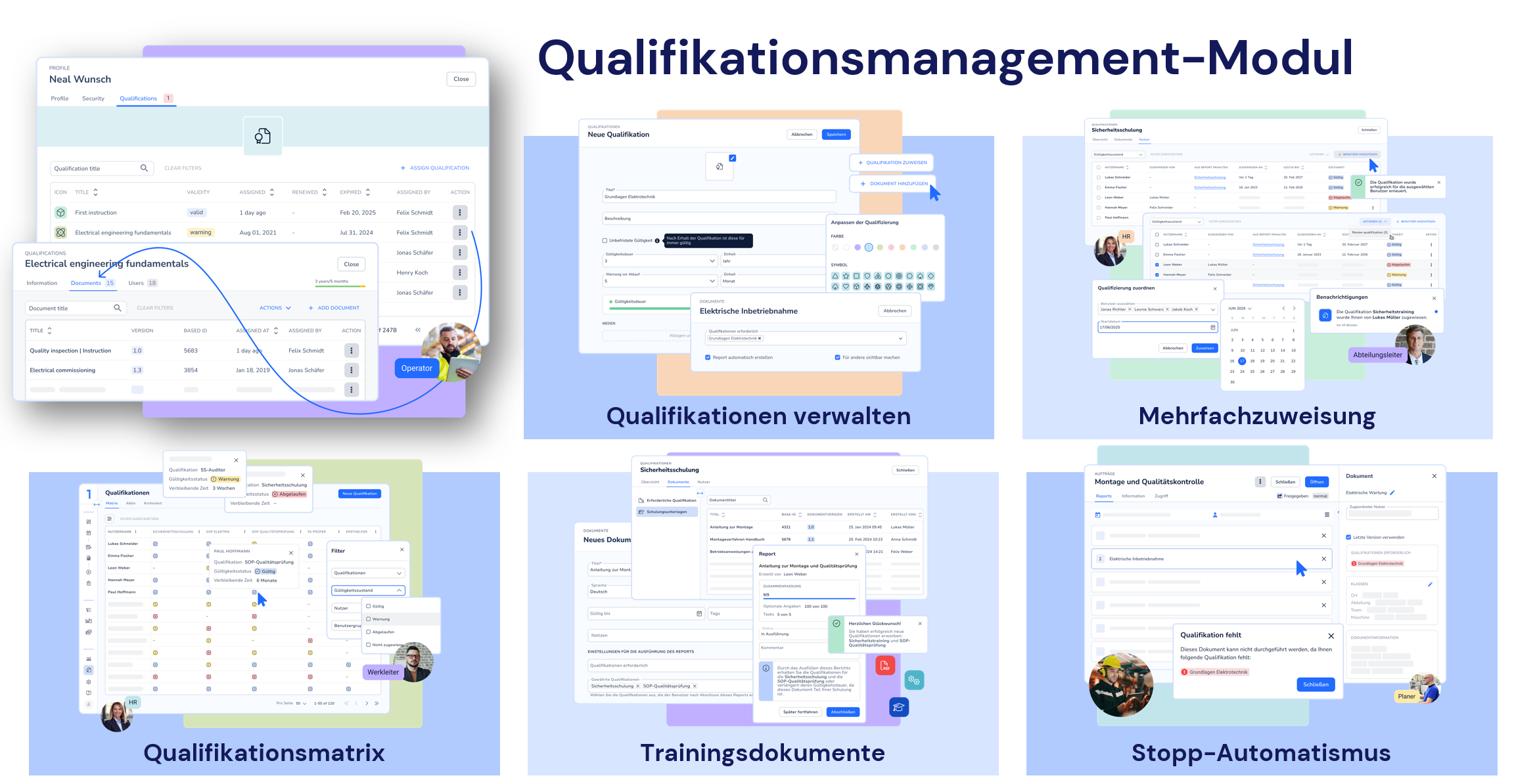 Digitalisiertes Qualifikationsmanagement durch clevere Features