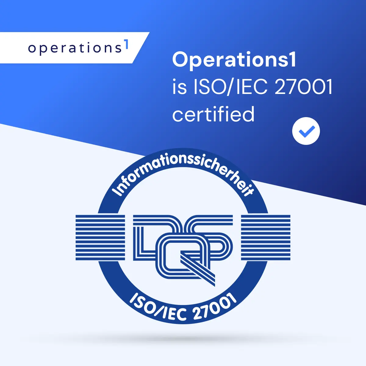 DQS ISO IEC 27001 Certificate