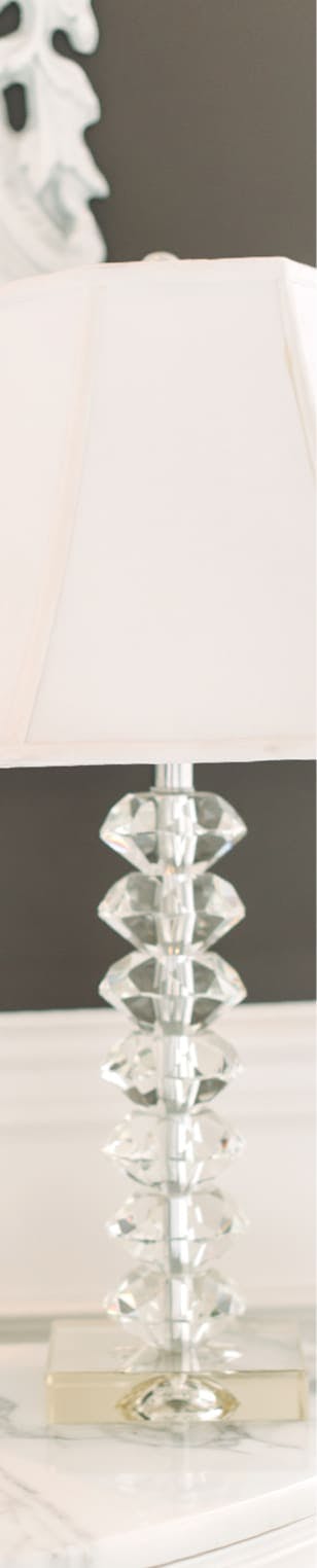 glass table lamp