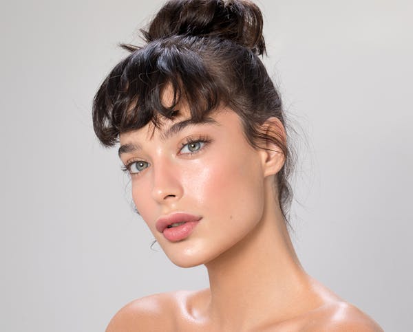 woman with the lip injections pout