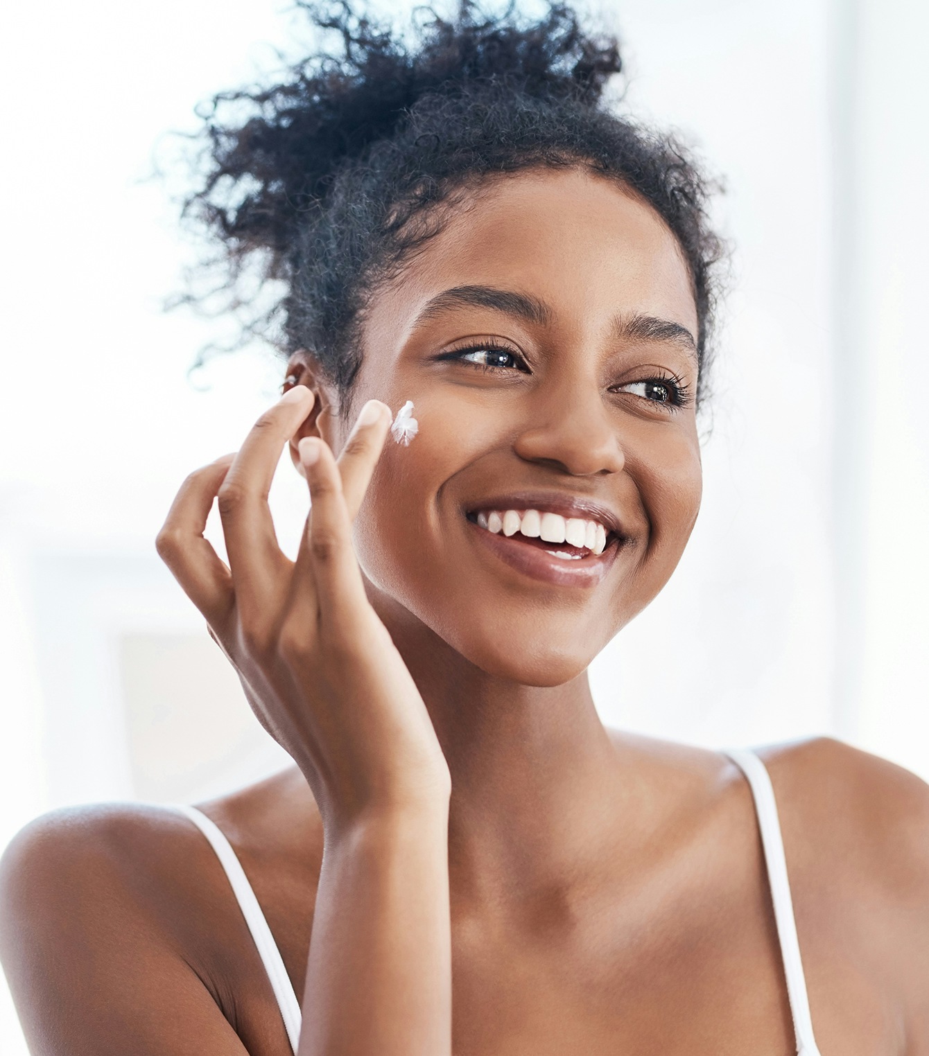 Woman who received an Acne Treatment