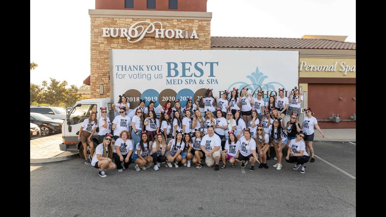 EuroPhoria staff on a Disney trip 2022