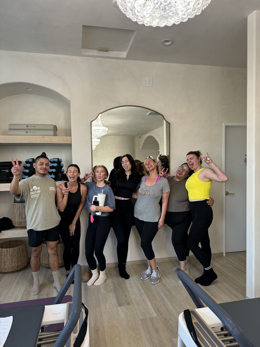 Pilates Group Photo
