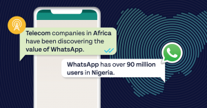 Introducing Nigerian Telecoms to Chat Commerce via WhatsApp