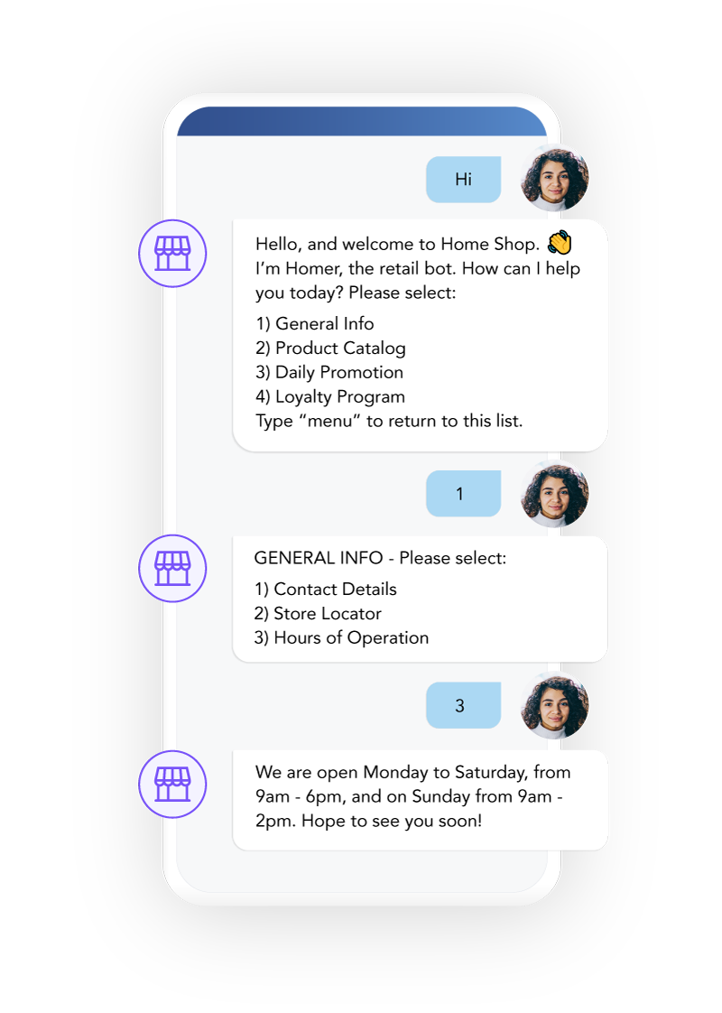 Automate customer interactions