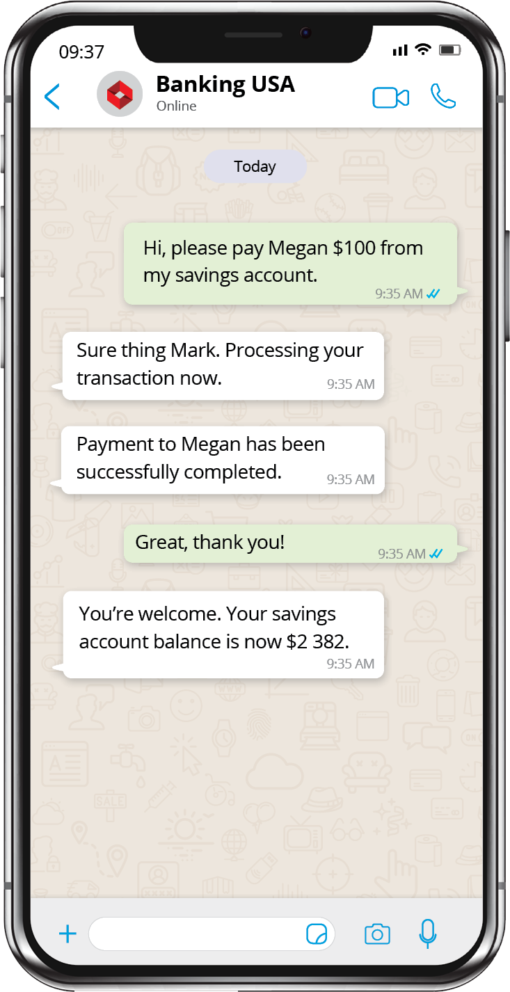 Chat Commerce Banking Messaging