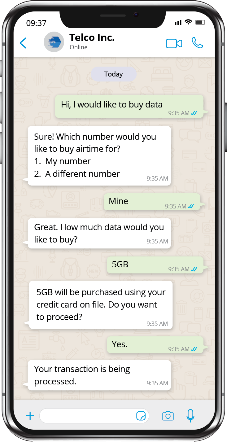 Chat Commerce Telecom Messaging
