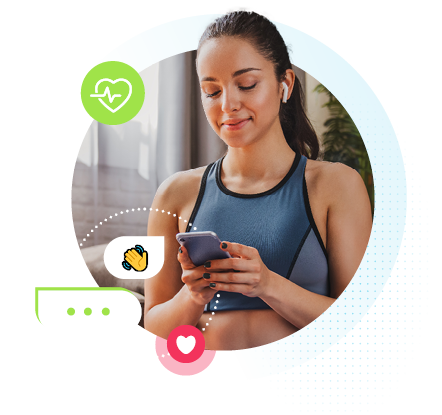 Health and wellness solutions through chat platforms.