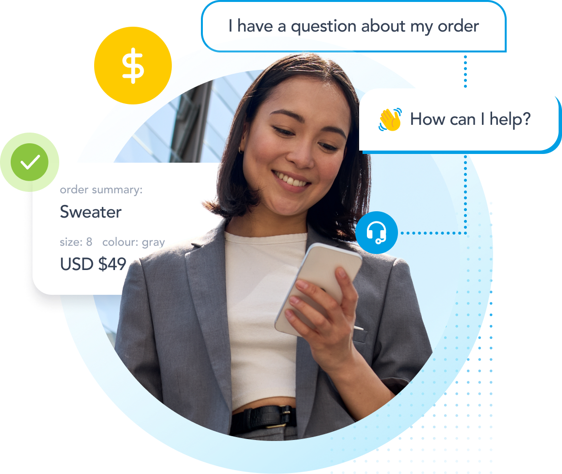 Connect, interact and transact with your customers with ease
