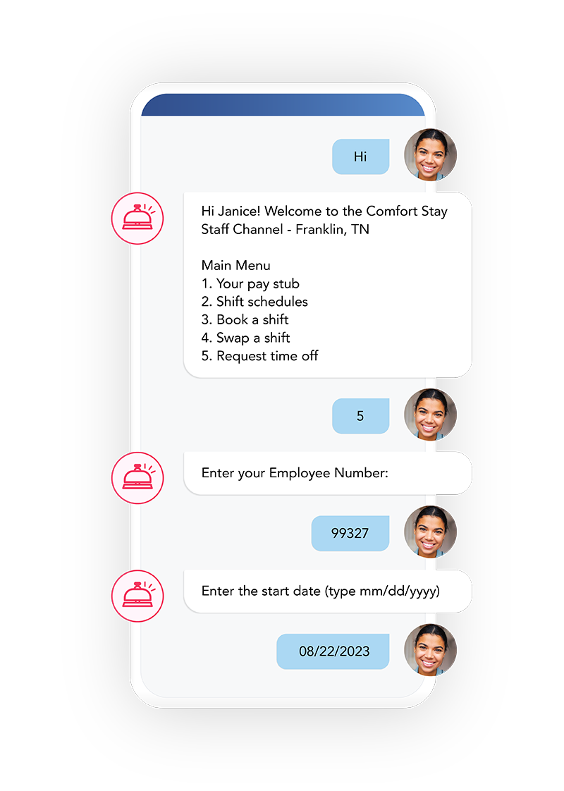 Keeping staff informed