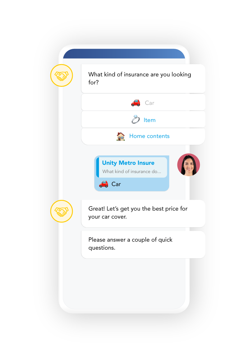 Instant, customized insurance estimates