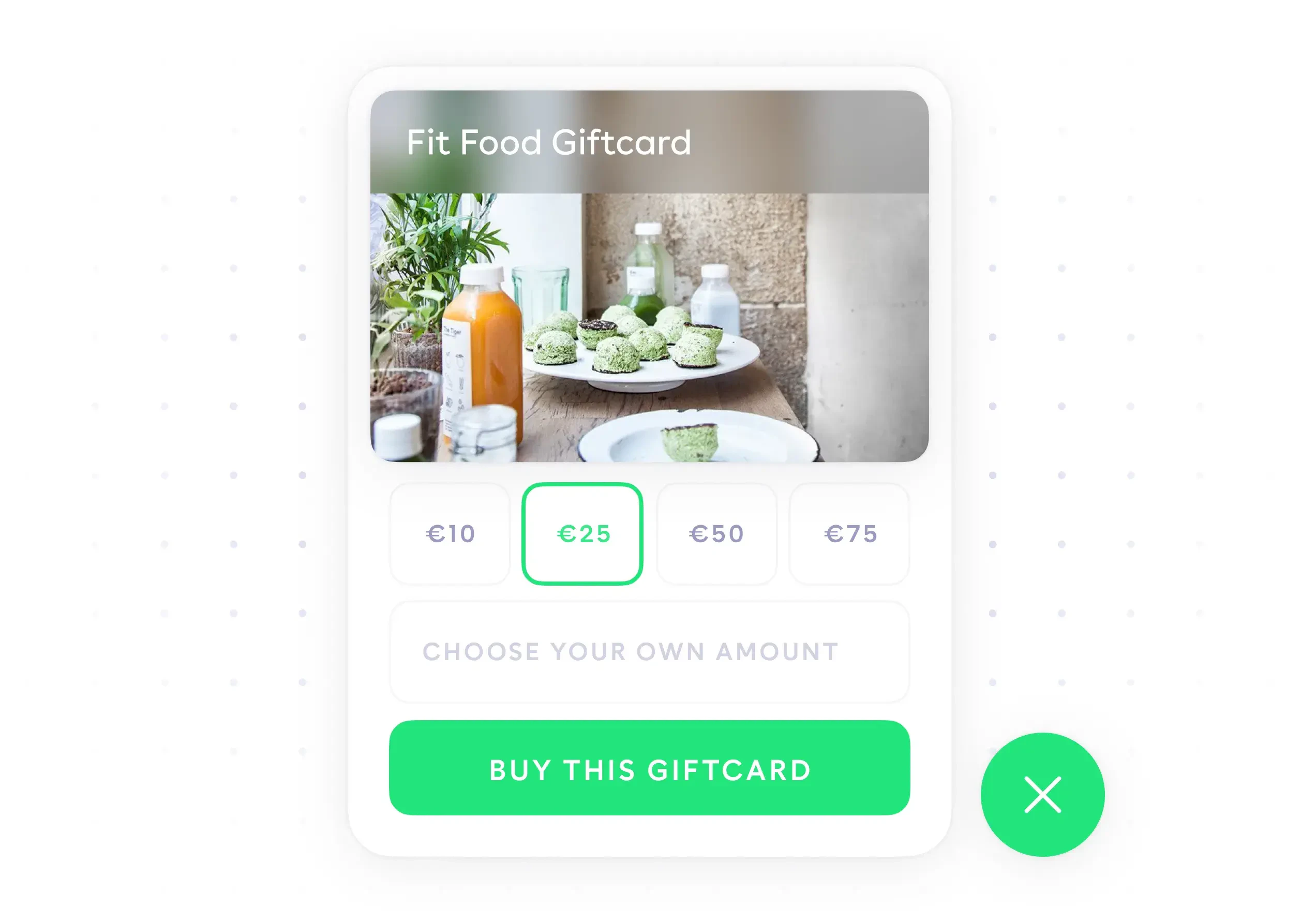 giftcard software buy checkout widget