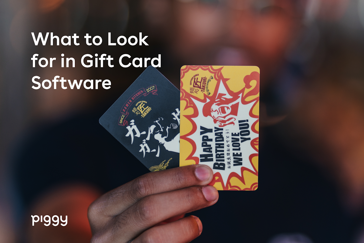 What to Look For in Gift Card Software