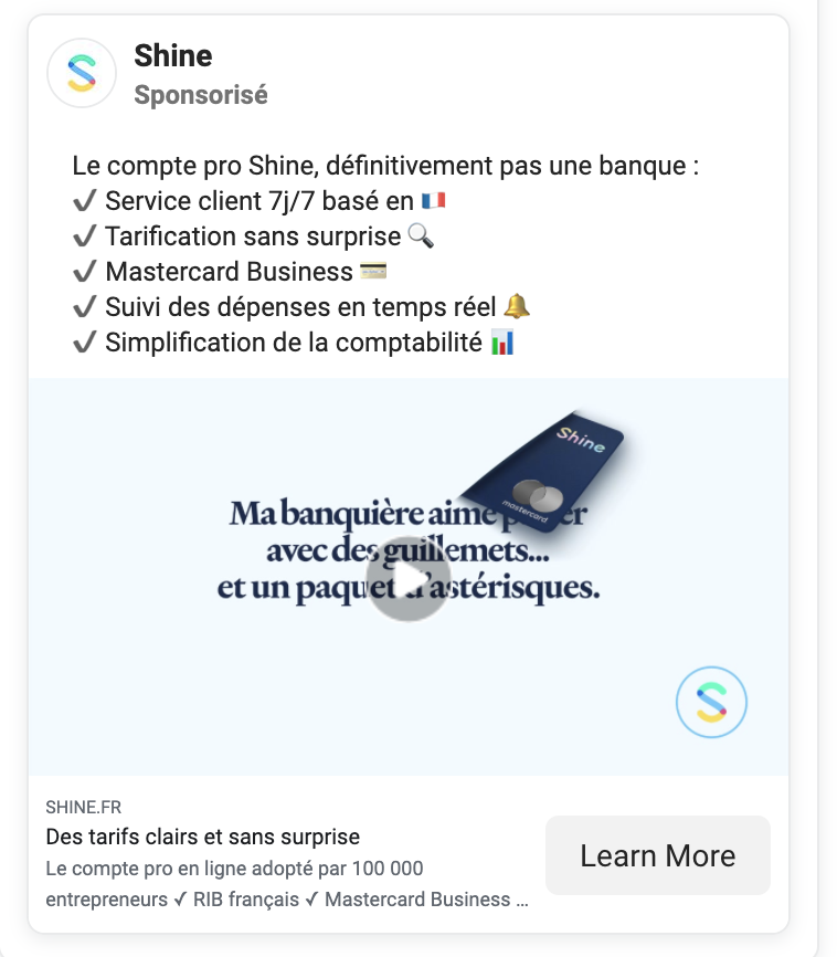 Un des exemples de déclinaison social media de la campagne d’affichage