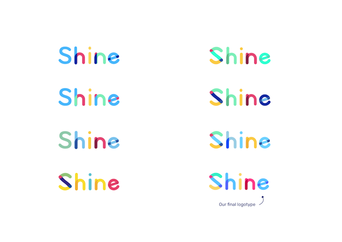8 Shine logotypes 