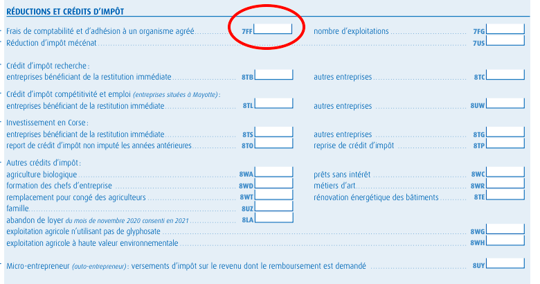 Remplir la déclaration de revenus 2042 C Pro en indépendant