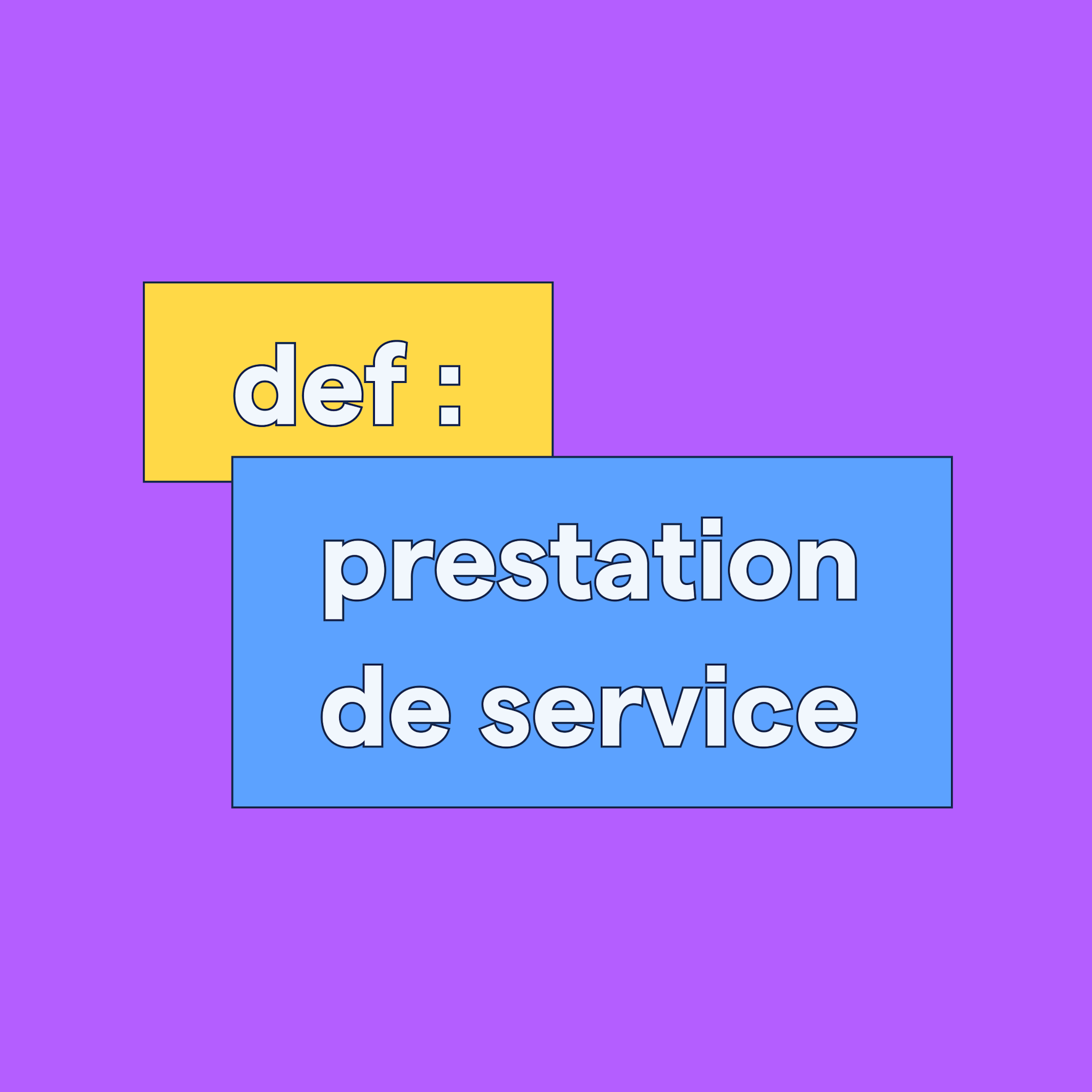 Prestation de service définition complète Shine