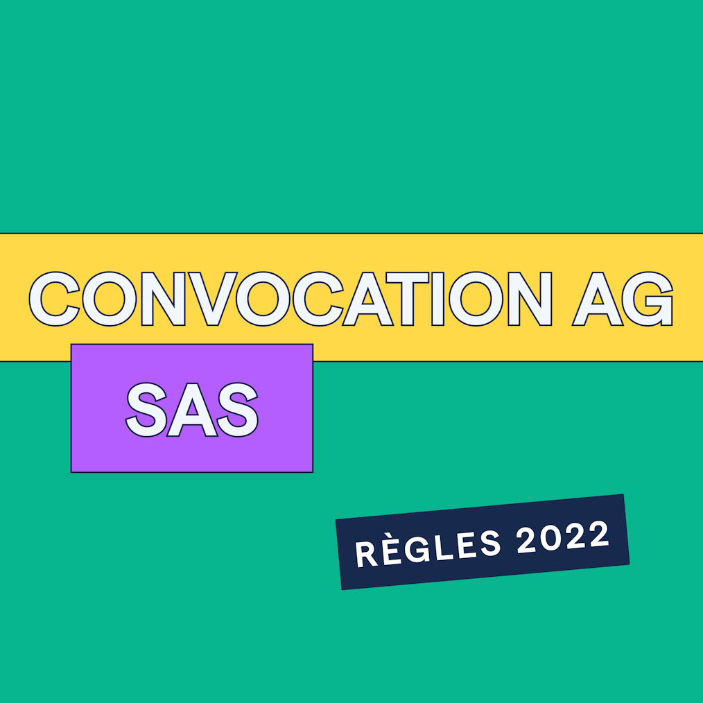 SAS : les règles de la convocation en AG