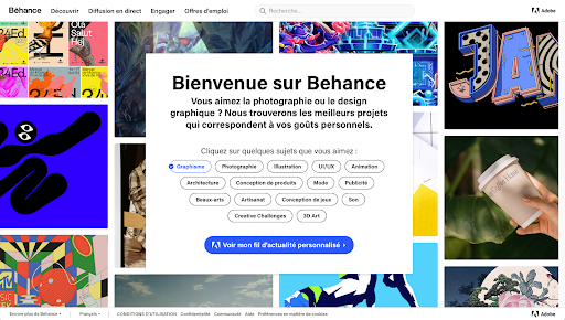 Behance-liste-meilleurs-outils-portofolio