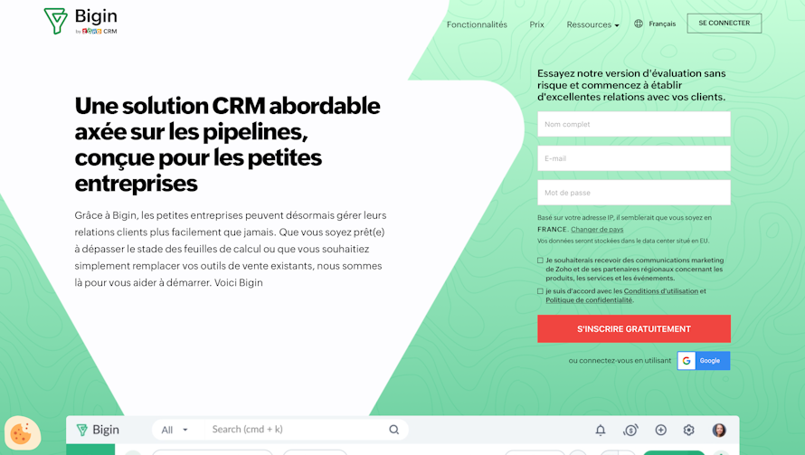 Bigin-by-Zoho-CRM-petits-budgets