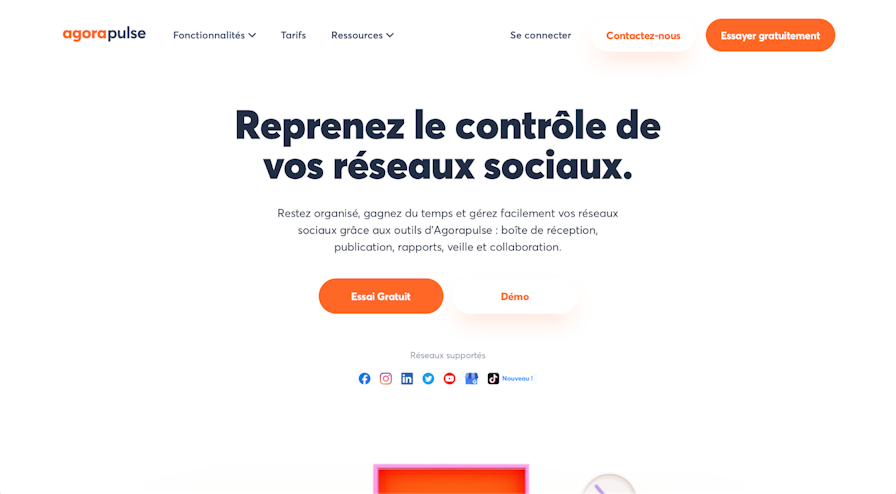 Agorapulse-page-accueil