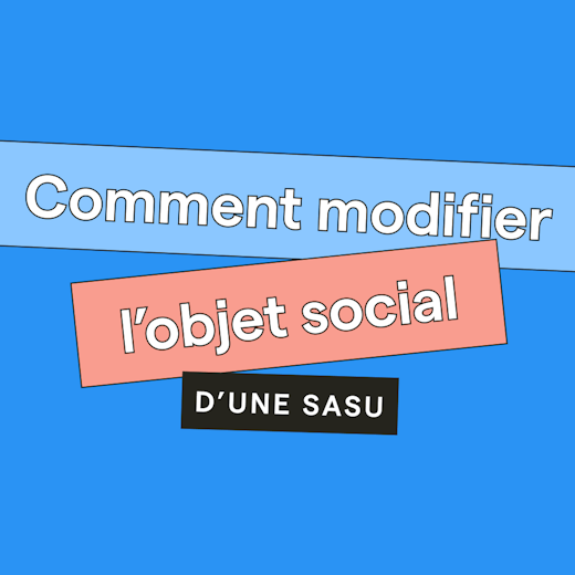 Objet social d'une SASU : comment le modifier ?