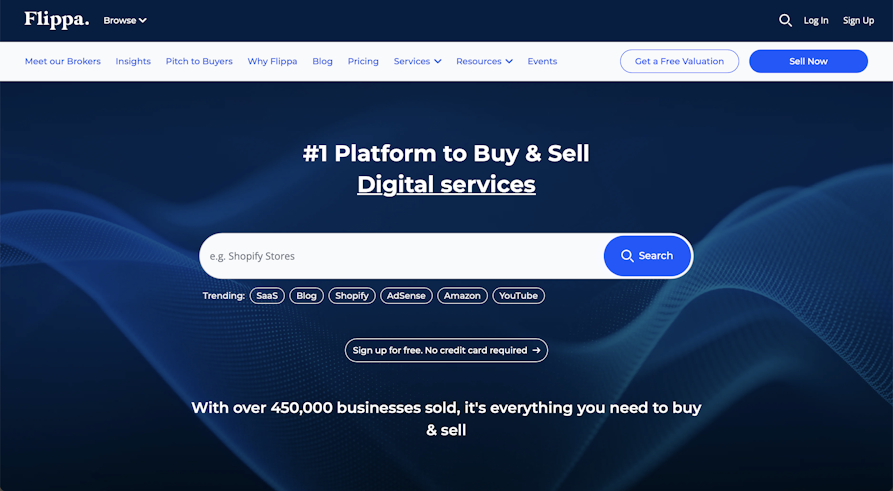 Flippa-vente-site-web