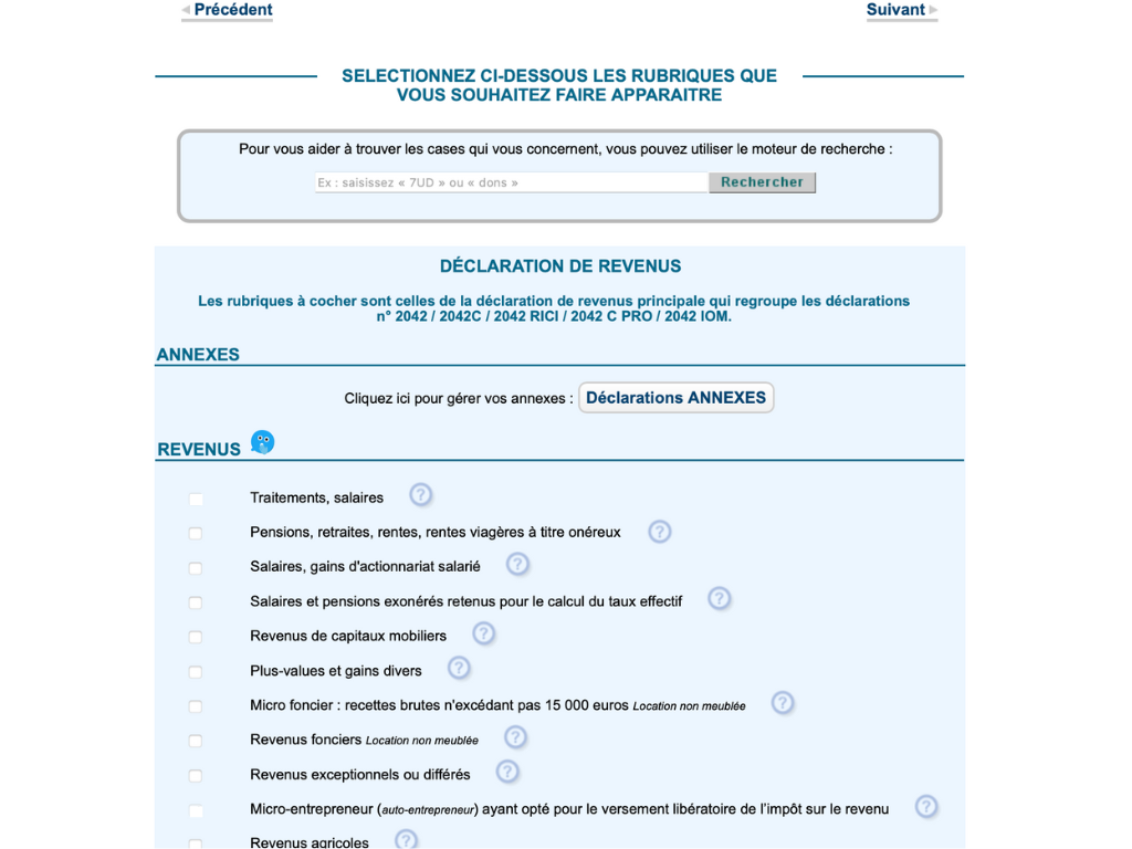types-declaration-impots