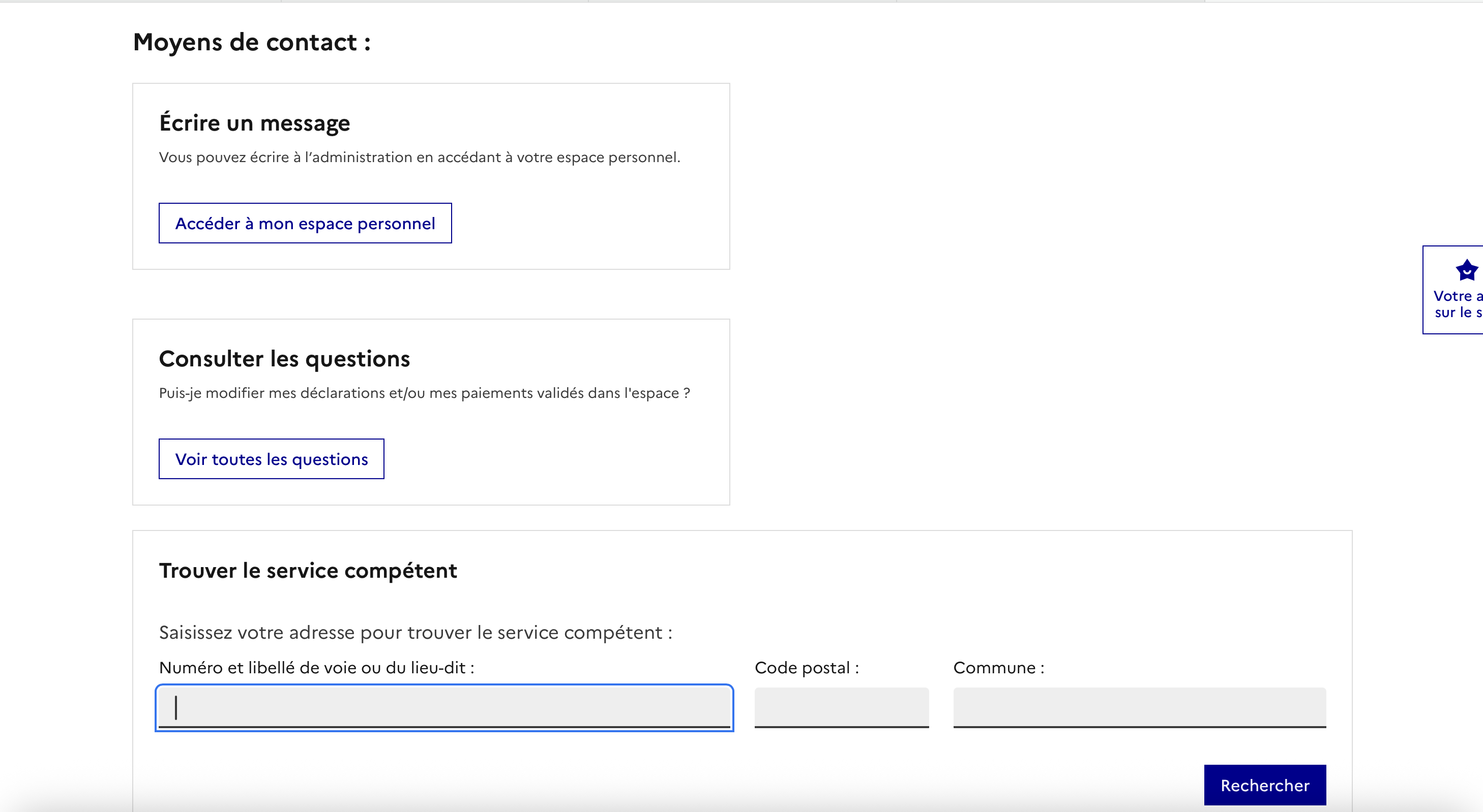 prise-contact-sie-impot-gouv
