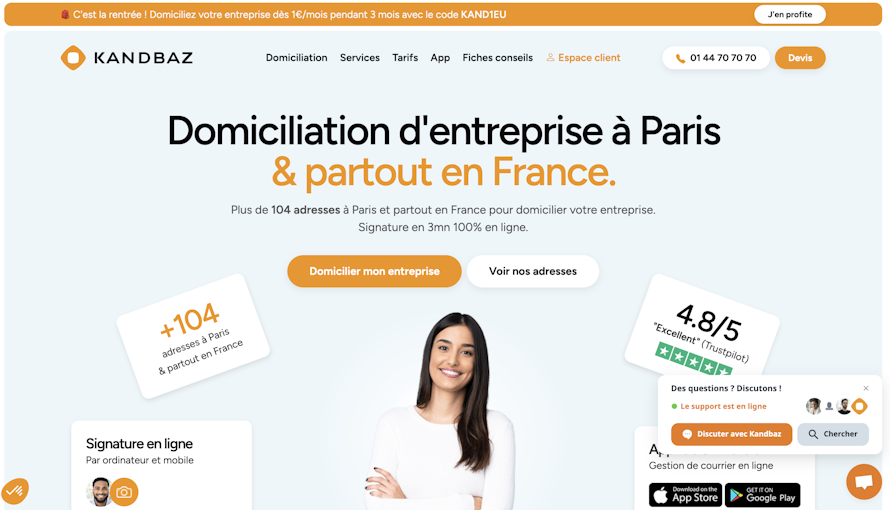 page accueil kandbaz