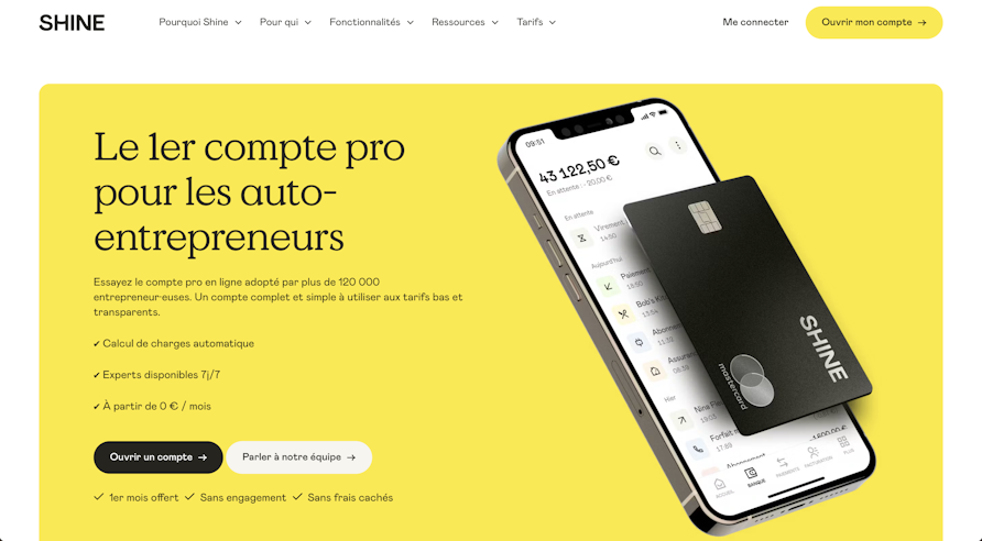 shine-compte-pro-auto-entreprise
