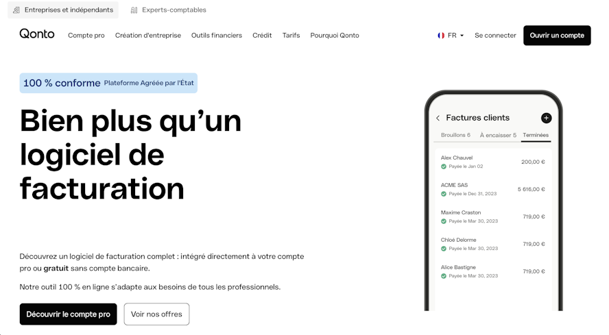 Qonto-facturation