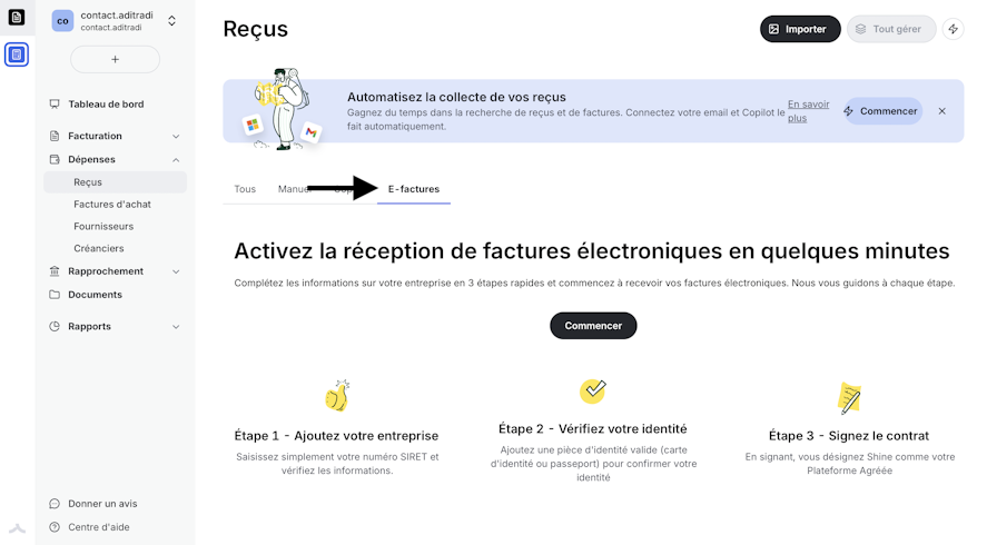 onglet-e-factures-shine-pa