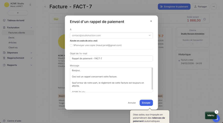 relance-automatique-paiement-client-shine