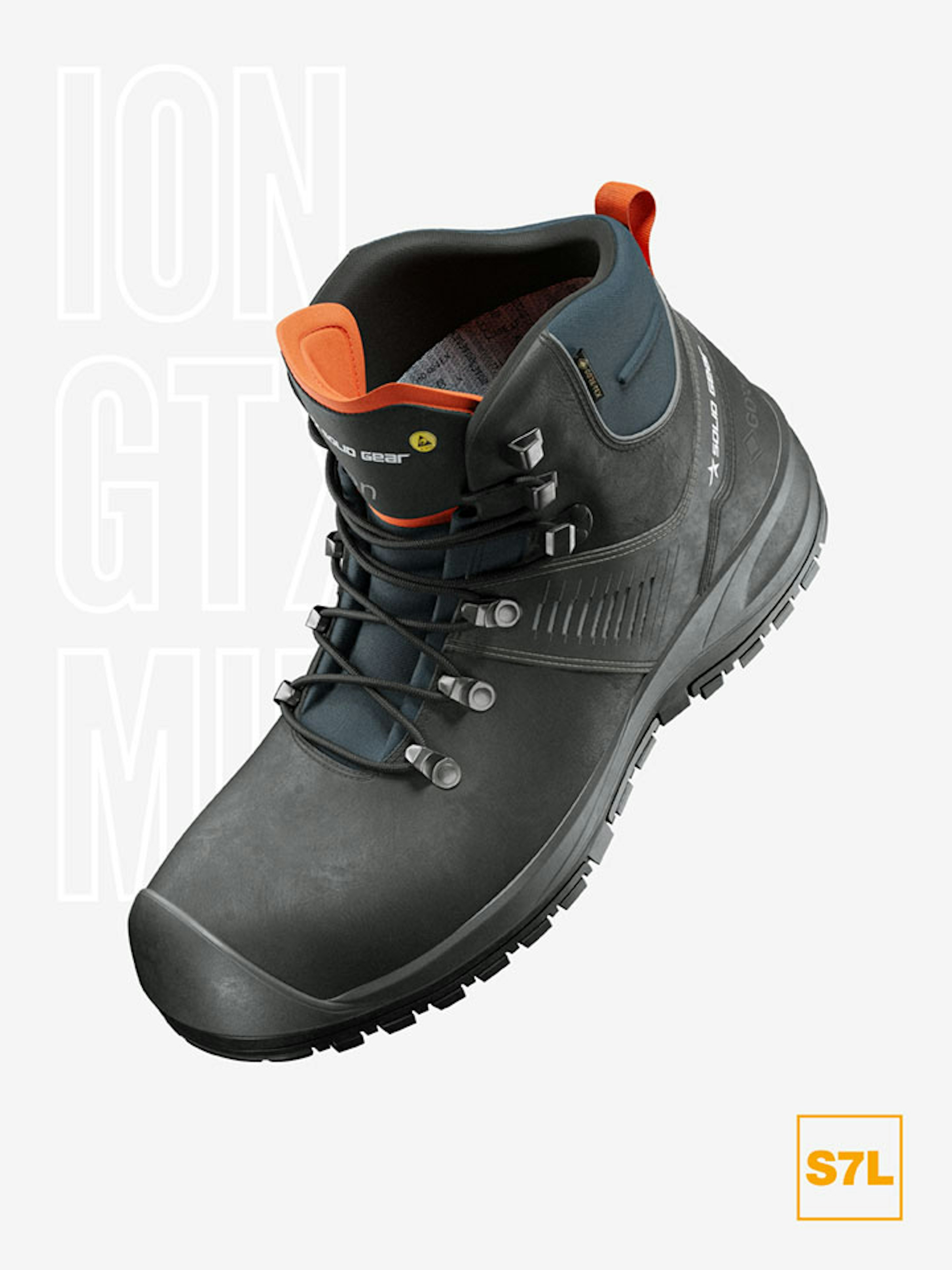 Solid Gear Sicherheitsschuh Revolution 2 – S3, Schwarz, Größe 40 Für Herren