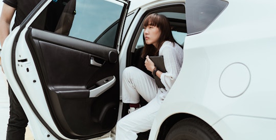 Getting out of car