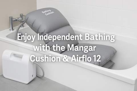 Enjoy Independent Bathing with the Mangar Bathing Cushion and Airflo 12