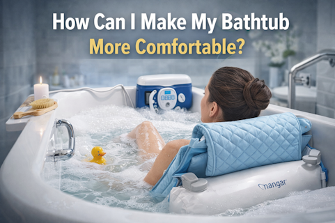 how to make your bath more comfortable
